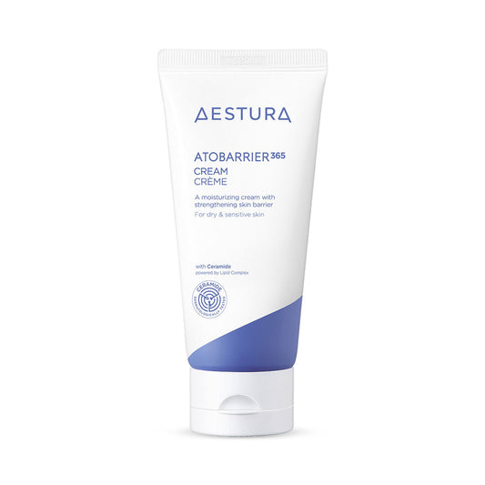 AESTURA Atobarrier365 MINI BEST SELLERS (Cream 45mL MOISTURIZING& STENGHTHENING SKIN ATOBARRIER + SERUM HYDRO CERA-HA 7ml+ FOAMING CLEANSER PH 50ml)