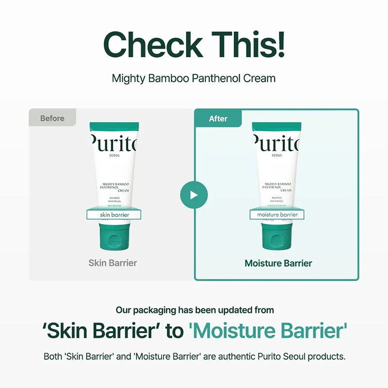 Purito Mighty Bamboo Pantheol cream 100ml moisturizer