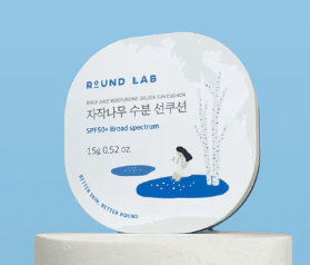 ROUND LAB BIRCH JUICE MOISTURIZING SUN CUSHION 15G