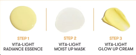 VT VITA-LIGHT ALL IN ONE 3STEP MASK (1.5G+1.5G+25G)