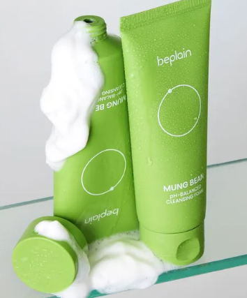 BEPLAIN MUNG BEAN pH-BALANCED CLEANSING FOAM 160ml (+40ml)