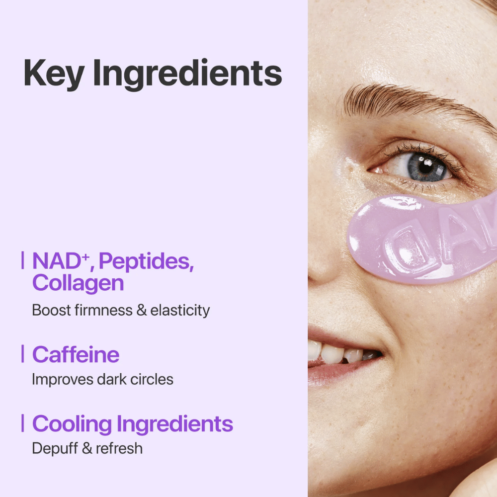 Numbuzin No.9+ NAD+ + Collagen + 50 PEPTIDES UNDER EYE PATCHES