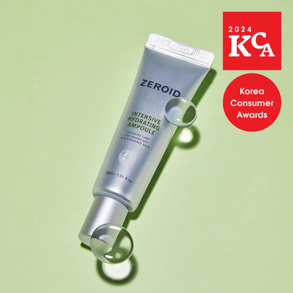ZEROID INTENSIVE HYDRATING AMPOULE for severe dry & disordered skin 30ml