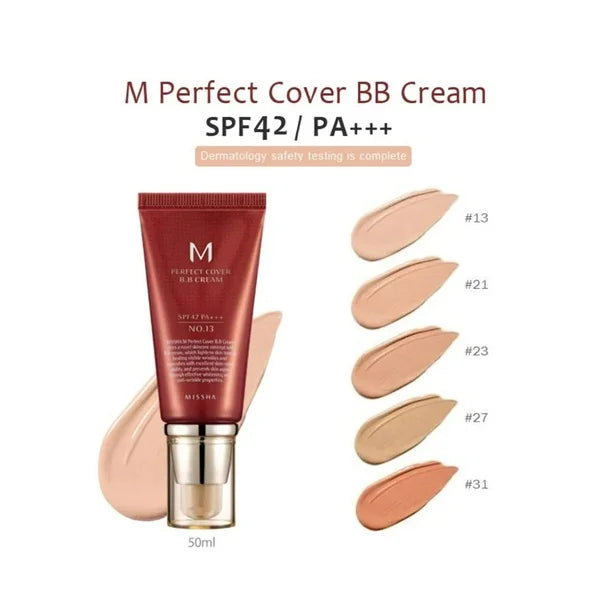 MISSHA M perfect cover  B.B cream SPF 42 PA+++