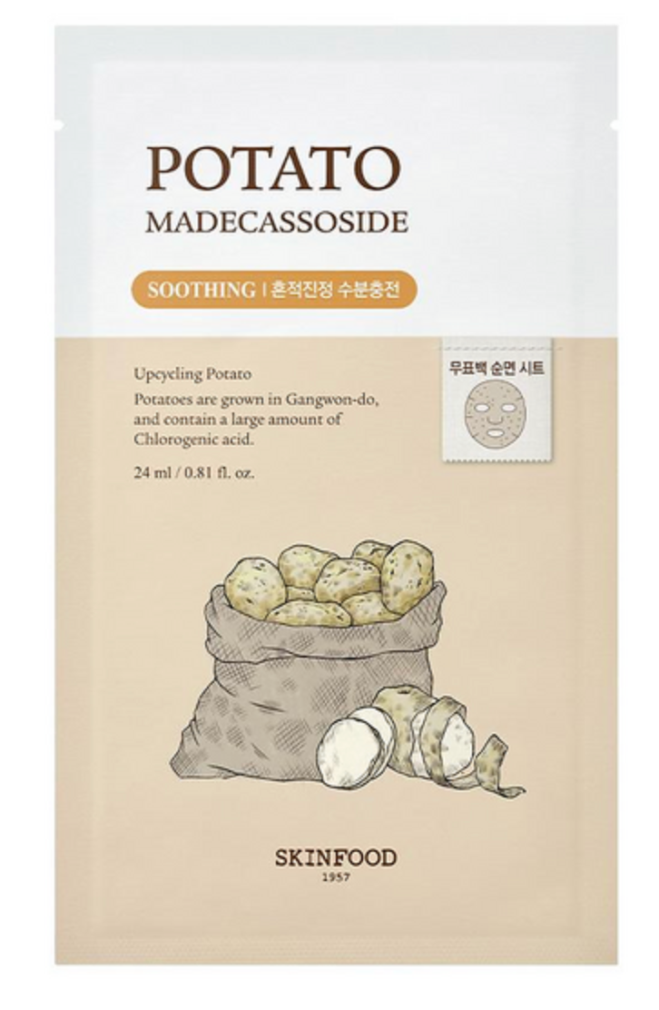 Madecassoside Soothing Potato Extract Face Mask
