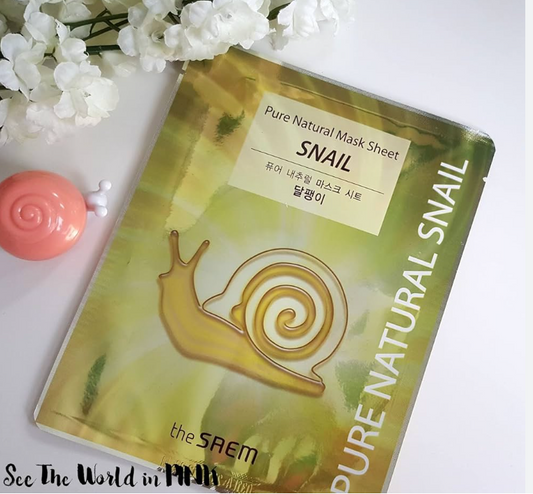 THE SAEM Pure Natural Korean Snail Mask Sheet (20ml)