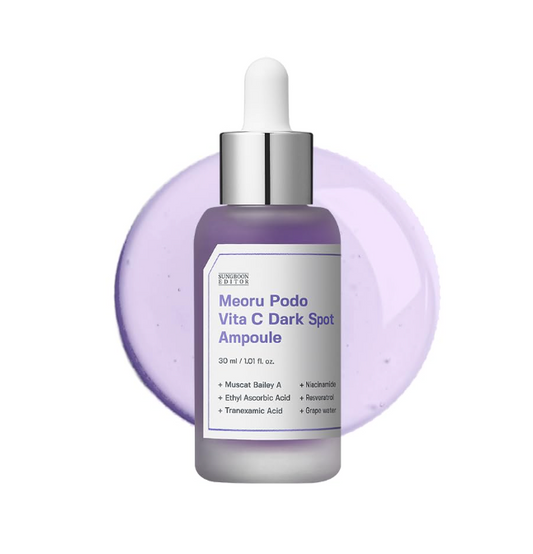 SUNGBOON EDITOR Meoru Podo Vita C Turn-over Ampoule | Niacinamide, Vitamin C | Korean Skincare