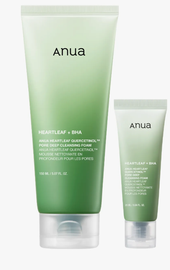 Anua Heartleaf Quercetinol Pore Deep Cleansing Foam 150ml (+25ml)