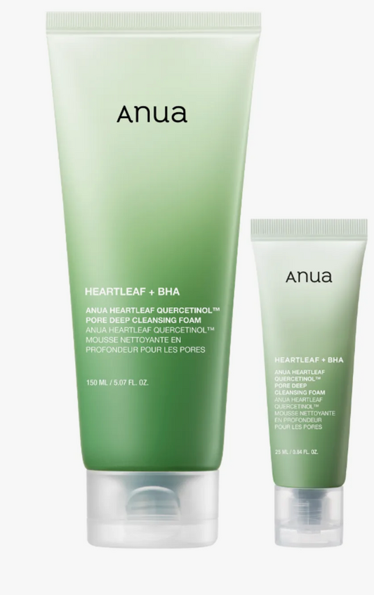 Anua Heartleaf Quercetinol Pore Deep Cleansing Foam 150ml (+25ml)