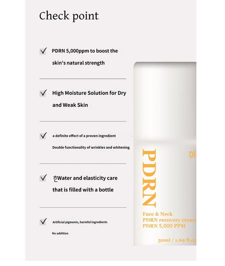 Defair French PDRN Salmon Cream – Pump Type (Pharmacy & Dermatology Exclusive)